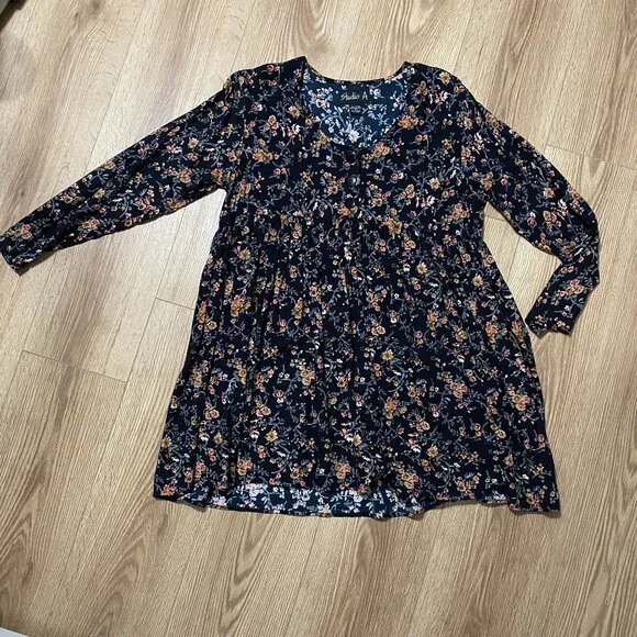 Vintage Studio A 1990's Floral Baby Doll Dress,  Medium - Picture 6 of 7